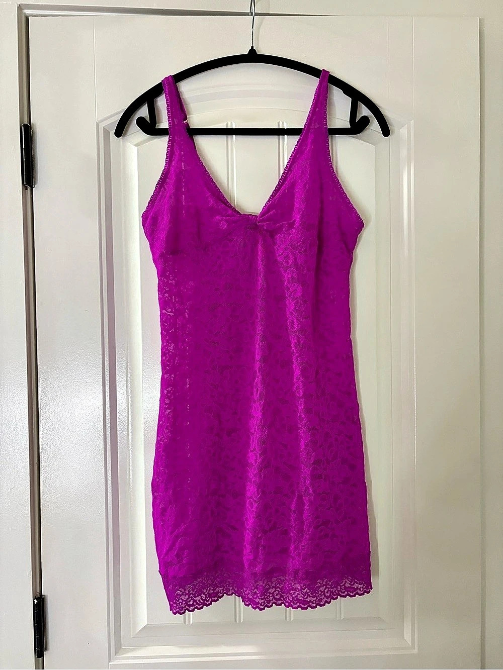 Victoria's Secret The Lacie Slip Dress Pink Lace